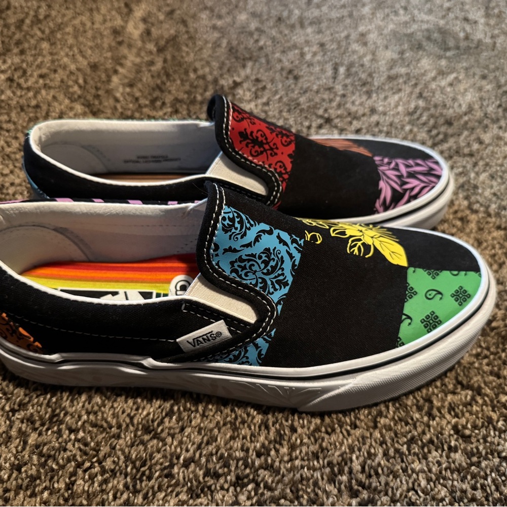 Vans Special Edition Crayola Women’s Slip-On Shoes - Multicolor - Picture 2 of 6